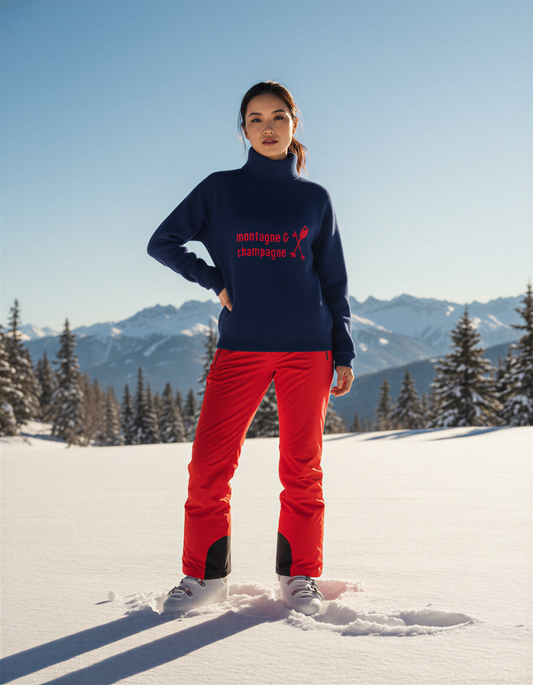 Montagne & Champagne Turtleneck