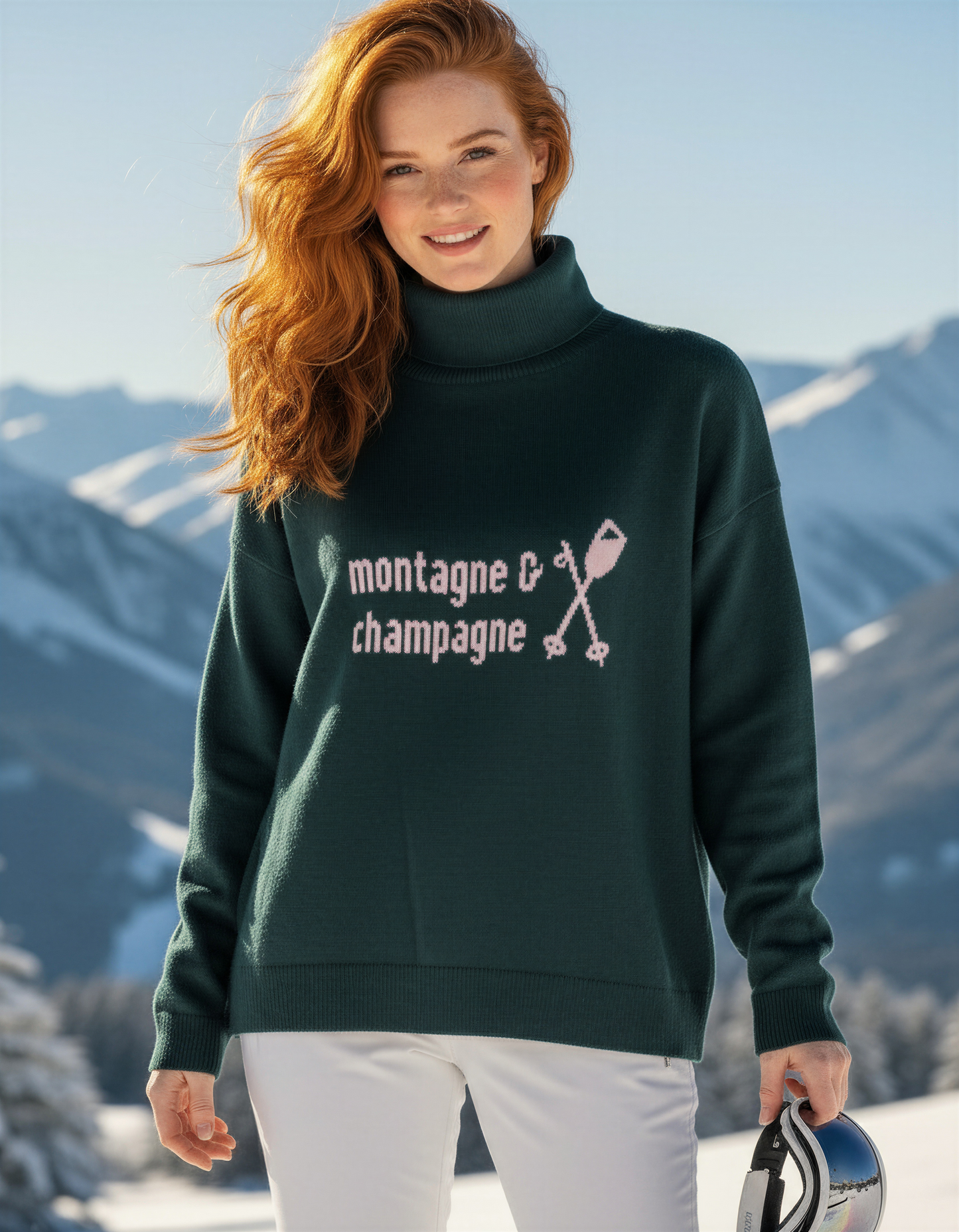 Montagne & Champagne Turtleneck